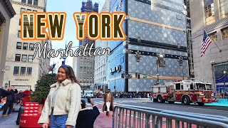 Manhantan Walking tour, New York City street scene , New York Video #usa #nyc #nycvlog #newyork