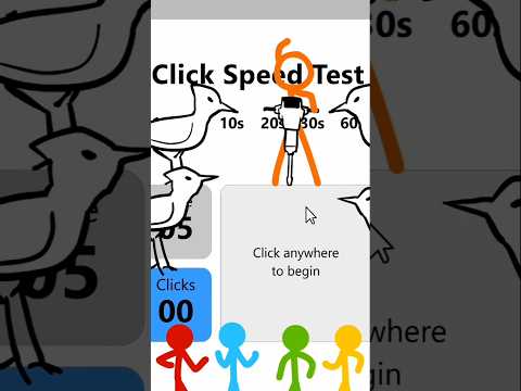 Clicks Per Second -An Actual Short