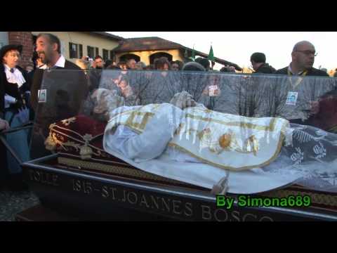 Arrivo Reliquia di DON BOSCO al paese Natale, Becchi di Castelnuovo,Don Bosco è Quì.
