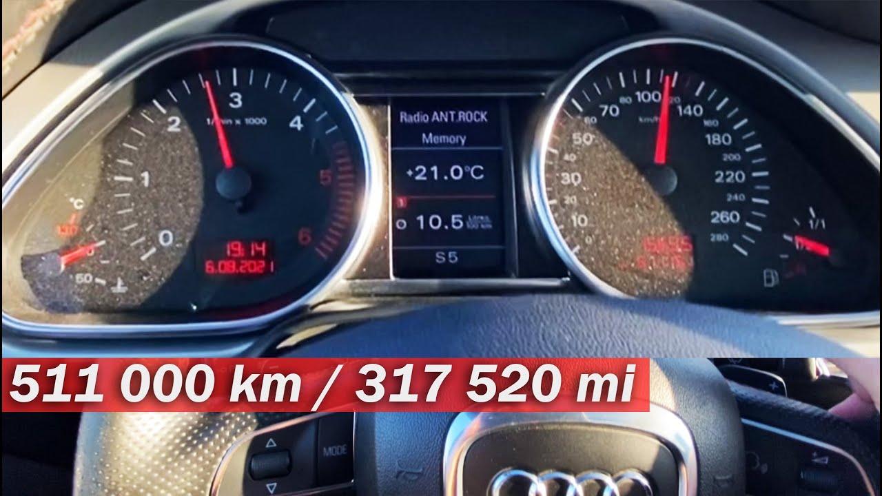 2008 Audi Q7 3.0 TDI V6, 0-100km/h Acceleration (511 000 km)