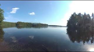 preview picture of video 'Clear Waters of Lake Iso-Melkutin in Loppi, Finland | 360° View'