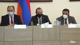 ՀՀ ԱԳ նախարար Արարատ Միրզոյանի հանդիպումը Հայաստանում հավատարմագրված դիվանագիտական ներկայացուցչությունների ղեկավարների հետ