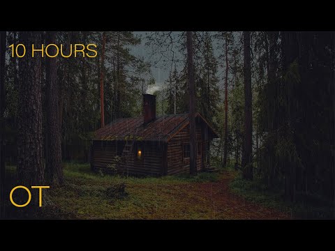 Thunderstorm in the Woods | Soothing Thunder & Rain Sounds For Sleeping| Relaxation| Study| 10 Hours