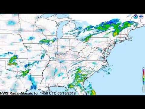 National Radar Loop May 13 to 16, 2018