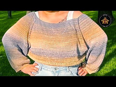 Cum crosetam Bluza / Top Roxana - perfecta pentru vremea ce vine