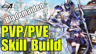 Blademaiden PVP Showcase and Build! Crystal of Atlan #CoA #LightOfAtlan