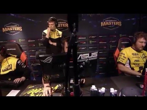NAVI flamie Ace clutch 1v3 vs Tyloo at DreamHack Masters Malmö 2016