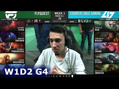 FlyQuest vs CLG | Week 1 Day 2 S10 LCS Spring 2020 | FLY vs CLG W1D2