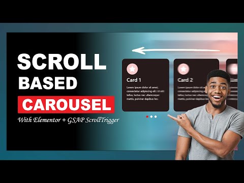 Scroll-Based Carousel Effect with Elementor + GSAP + Lenis For FREE