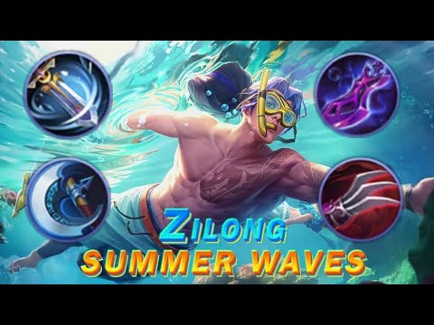 High Critical Damage Plus High Life Steal || Zilong Best Build || MLBB