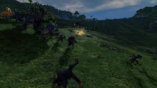 Total War: WARHAMMER II - Gor-Rok's army vs Greenskin rogue army