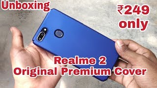 Realme 2 Original Premium Back Cover | Unboxing and Review