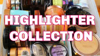 ENTIRE HIGHLIGHTER COLLECTION SWATCHED! (Makeup Collection 2020)
