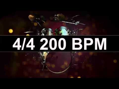 🔴 Drums Metronome 200 BPM