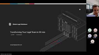 GLS Legal Ops Webinar: Transforming Your Legal Team in 60 min
