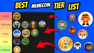 🚨BEST MEMECOIN TIER LIST🚨  RANKING THE BEST 100X-1000X POTENTIAL MEMECOINS FOR THIS BULL RUN!