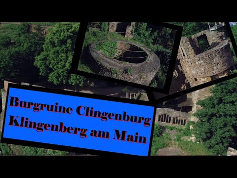 Burgruine Clingenburg from above - Klingenberg am Main - DJI Mini 2