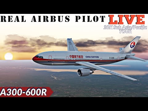 ini A300 | Shanghai Ultra Scenery | REAL Airbus Pilot | RJFF-ZSPD | Sunset Arrival | 10x size of NYC