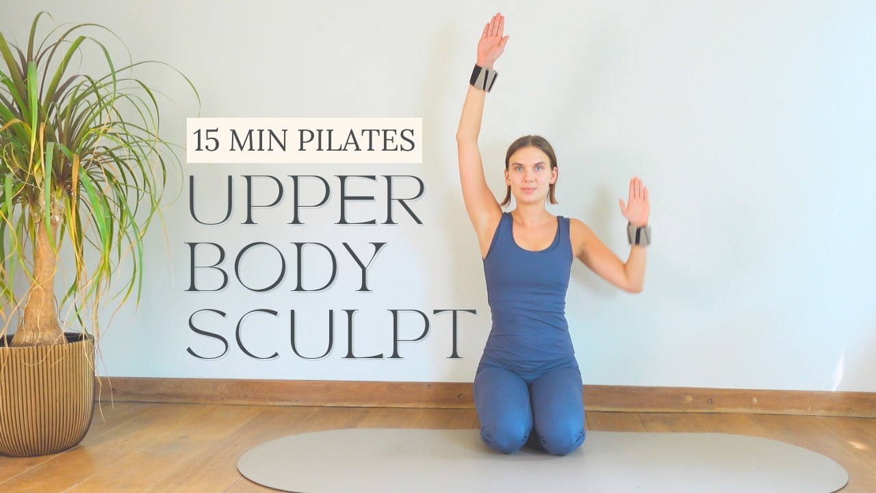 15 MIN Pilates Routine to Sculpt Your Back, Shoulders & Arms