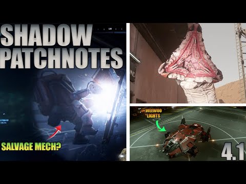 Star Citizen Shadow Patch Notes 4.1 -  Idris Updates, Align and Mine, Sand Worms & Salvage Mechs?