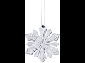 Qf 2020 Christmas Snowflake Ornament Fine Box Wrap Car Ornament Car Crystal Snowflake Pendant