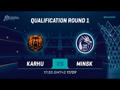 Karhu Basket v Tsmoki-Minsk - Full Game - Qual. Rd. 1 - Basketball Champions League 2019-20