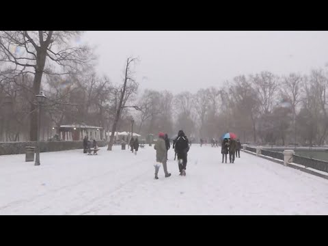 Madri é atingida pela maior nevasca do século