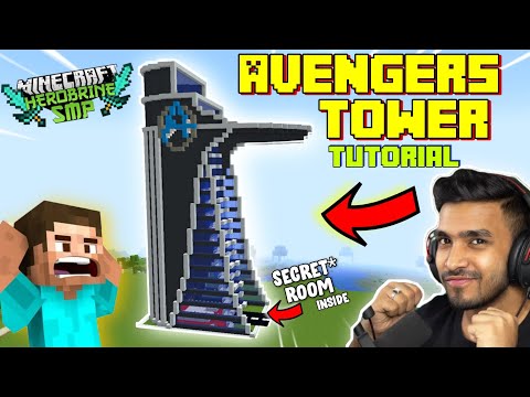 How to Make Avenger's Tower in Minecraft like Bixu Herobrine Smp