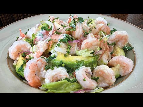 Como hacer ensalada de Aguacate con Camarones- Clau y Canela