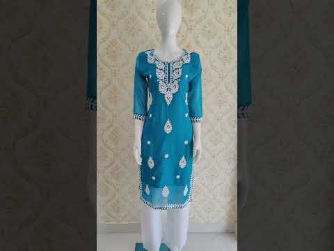 Ladies Chikan Kurti