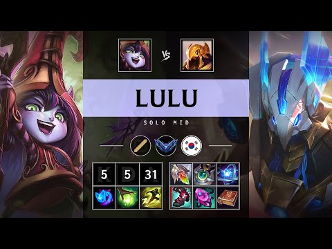 Lulu Mid vs Azir - KR Diamond Patch 25.05