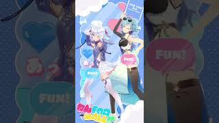 新オリ曲🎧✨犬山たまき「わんFORωALL!!」踊ってみた🐶💙(犬山たまき＆春雨麗女 ver) #shorts