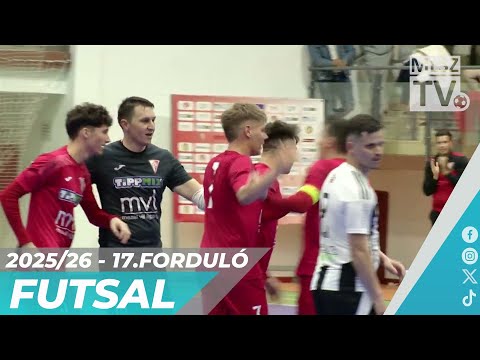 MVFC Berettyóújfalu – Prohuman-PTE-PEAC | 2-1 | Férfi Futsal NB I | 17. forduló | MLSZTV