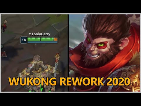 New Wukong Rework 2020 - All New Wukong Abilities Changes (League of Legends)