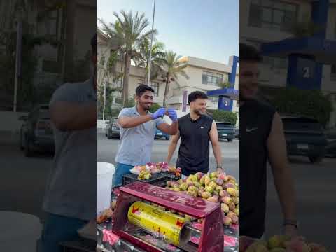 اكلت اكبر كمية تين شوكي😳وعملت تحدي