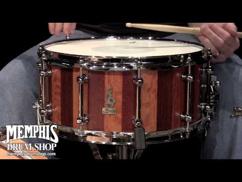 Brady Jarrah Sheoak Hybrid Snare Drum 14 x 6.5 Block Shell (HYB1465JSS-HYB052)