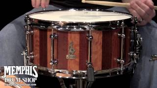 Video thumbnail for Brady Jarrah Sheoak Hybrid Snare Drum 14 x 6.5 Block Shell (HYB1465JSS-HYB052) by Memphis Drum Shop