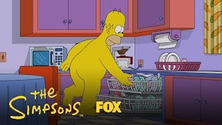 Homer Enjoys The Day In His Birthday Suit | Season 28 Ep. 2 | THE SIMPSONS