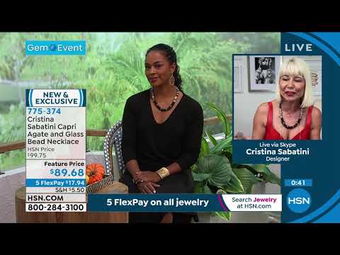 HSN | Cristina Sabatini Jewelry 1st Anniversary 08.16.2021 - 06 PM