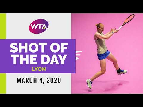 Alison Van Uytvanck | 2020 Lyon Day 3 | Shot of the Day