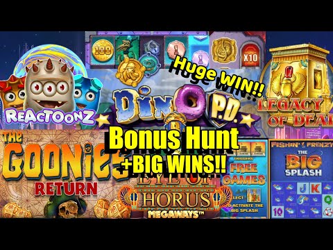 Thumbnail for video: Bonus Hunt, Can I Make a Profit??? Dino PD, Legacy Of Dead, Eye Of Horus Megaways & Much More