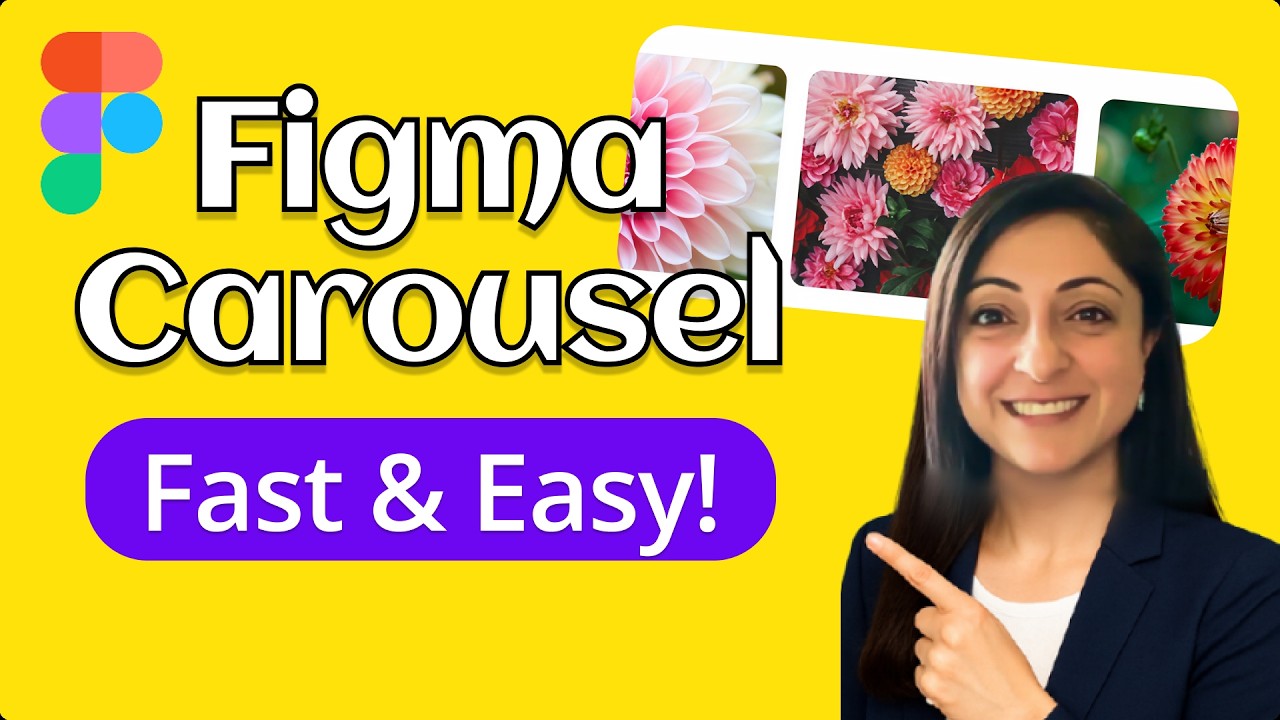 ↔️ Figma Carousel Tutorial (2025) – Design & Animate a Slider