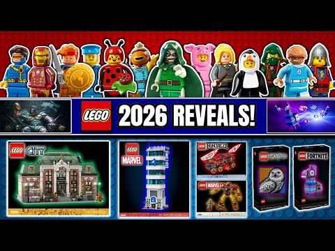 LEGO 2026 REVEALS! Marvel, Fortnite, Ninjago, City & MORE!