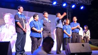 Menteri Besar Zambry & Perak Barisan Nasional Candidates For GE13 Meet Voters