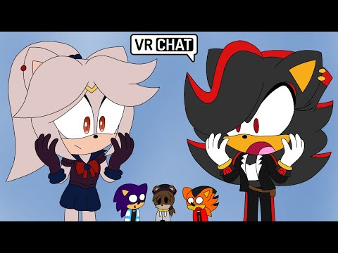 HERE WE GO AGAIN...Sailor Peace & Cool Shadina Swap Bodies (ft. Chris, Cookie, & Dragon) - VRChat