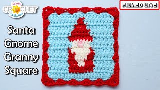 Santa Gnome Granny Square - Jayda InStitches Live Tutorial - December 08, 2025