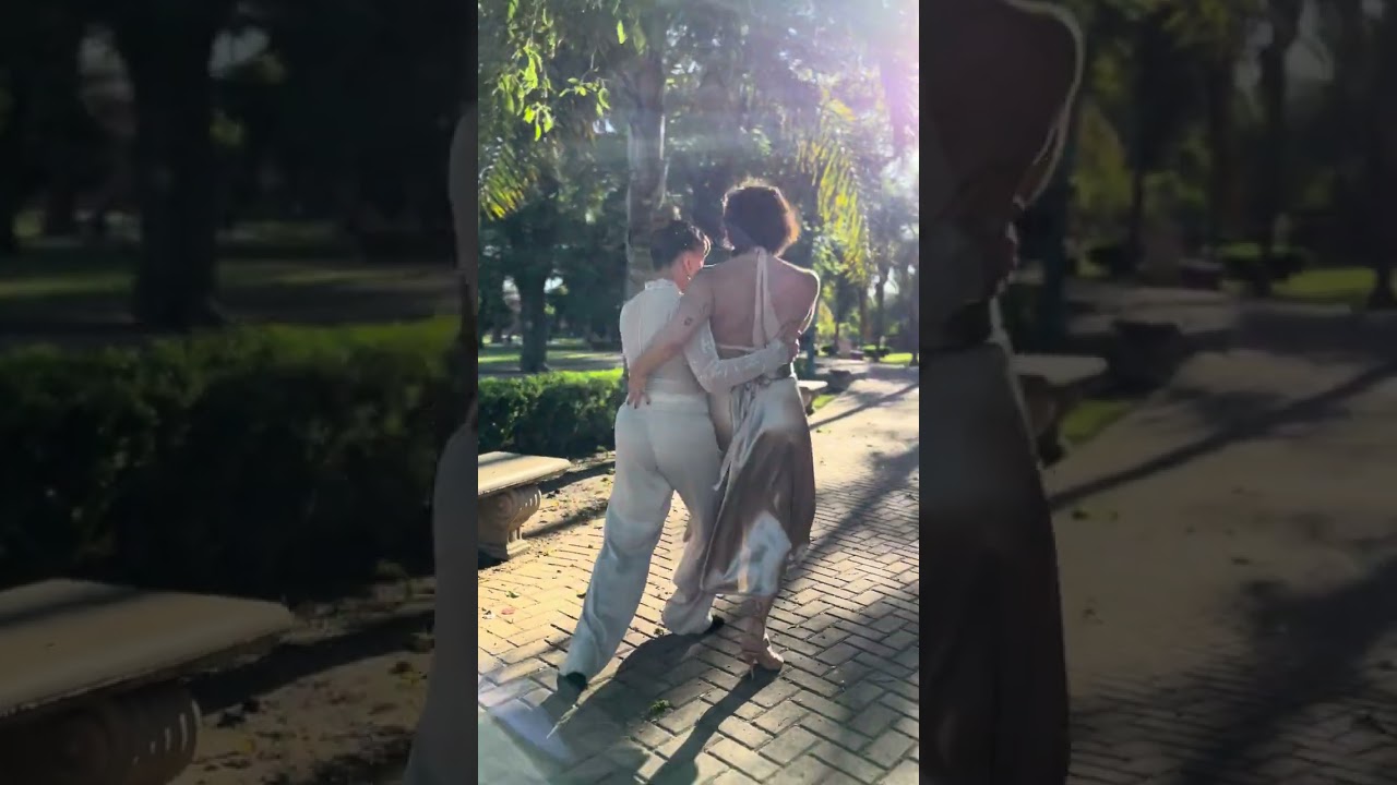Martha Giorgi & Natascha Striewski im Parque Lezama.