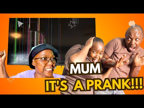 WE BROKE YOUR TV PRANK ON MUM//🤣🤣🤣