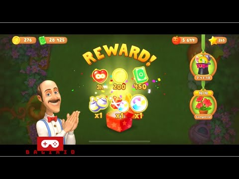 Orangery Flower 10/10🌺 Gardenscapes Level 3233-3244