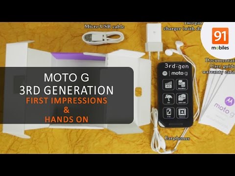 Moto G 3rd gen: First Look | Hands on | Price